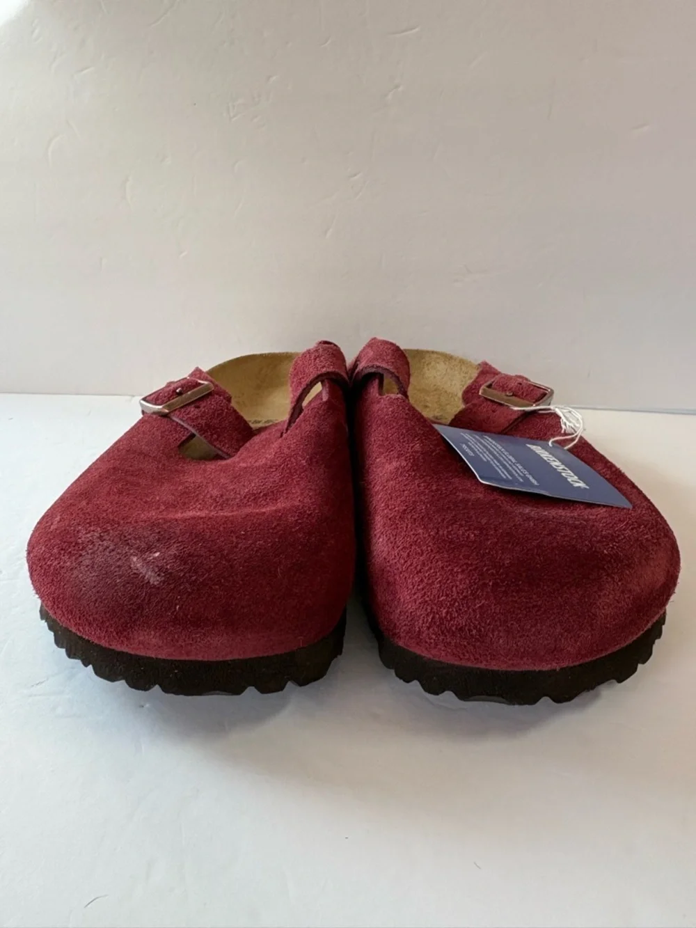 NWT Birkenstock Boston Suede Clog Size 44